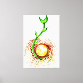 Het poster van het levenszaad canvas afdruk