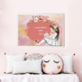 Het Poster van het mooie meisje, van het Bunny- en