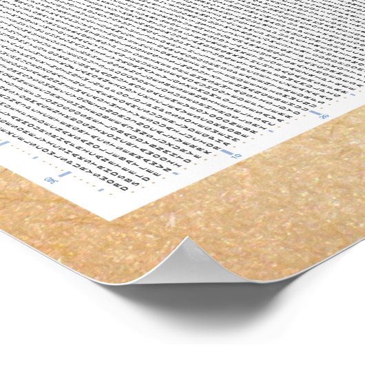 Het Poster van het Onderzoek van Word van Shakespe (Hoek)