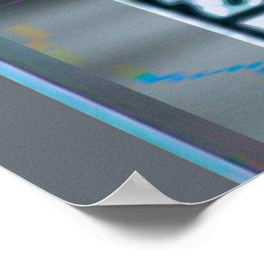 Het Poster van het Ontwerp van de Kaart van de Moo (Hoek)