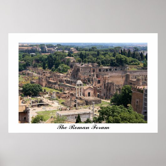 Het Poster van het Roman Forum (Voorkant)