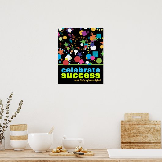 Het Poster van het Succes vieren (Keuken)