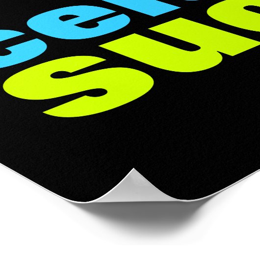 Het Poster van het Succes vieren (Hoek)