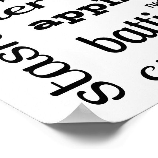 Het Poster van het Tas van de Kunst van de Kanttin (Hoek)