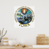 Het Poster van het Theekransje van Iowa (Keuken)