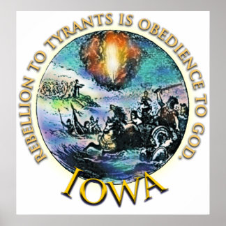 Het Poster van het Theekransje van Iowa