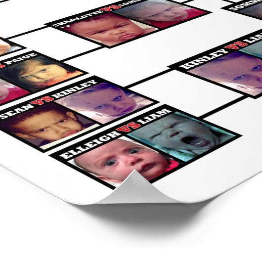 Het Poster van het toernooi van Evil Baby Gight-of (Hoek)