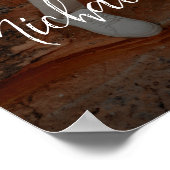 Het poster van het welkomstbord van de bruiloft me (Hoek)