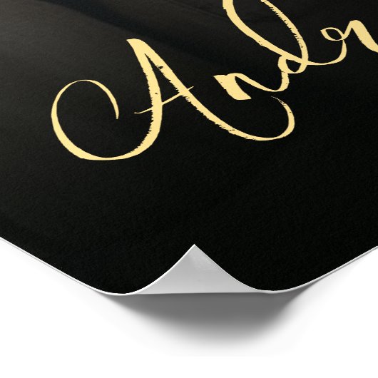 Het poster van het welkomstbord van de bruiloft me (Hoek)