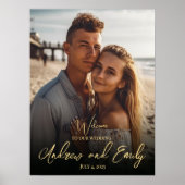 Het poster van het welkomstbord van de bruiloft me (Voorkant)