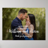Het poster van het welkomstbord van de bruiloft me (Voorkant)