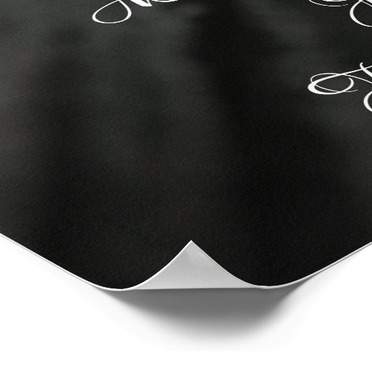 Het poster van het welkomstbord van de bruiloft me (Hoek)