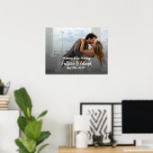 Het poster van het welkomstbord van de bruiloft me (Thuiskantoor)