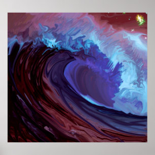 Het poster van het Zee van de andere wereld