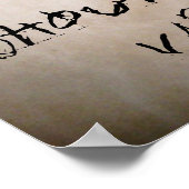 Het Poster van hoge kwaliteit moet door de schedel (Hoek)