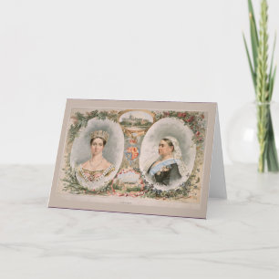 Het Poster van koningin Victoria Gouden jubileum Kaart
