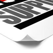 Het poster van onze troepen ondersteunen (Hoek)