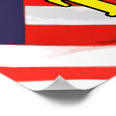 Het Poster van onze troepen ondersteunen (Hoek)