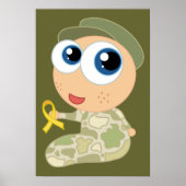 Het Poster van onze Troops Soldaat Baby ondersteun (Voorkant)