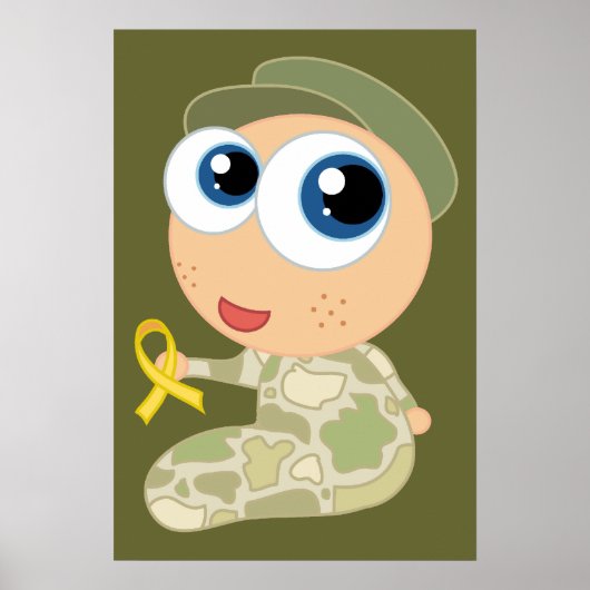 Het Poster van onze Troops Soldaat Baby ondersteun (Voorkant)
