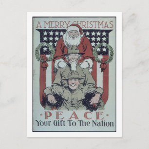 Het Poster van _Propaganda van Merry_Christmas. Feestdagenkaart