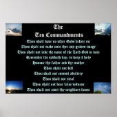 HET poster VAN TIEN BEVELINGEN (Voorkant)