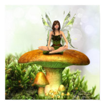 Het Poster van Toadstool Fairy afdrukken