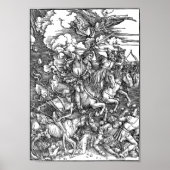Het Poster van vier paarden (Voorkant)