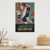 Het  Poster van WPA van de Lezing van de Maart (Keuken)