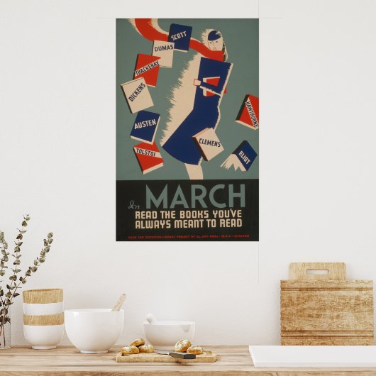 Het  Poster van WPA van de Lezing van de Maart (Keuken)