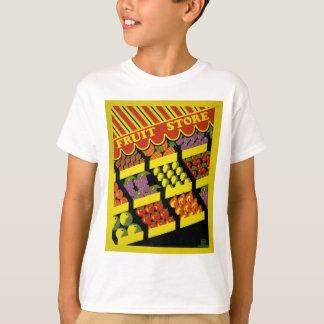 Het Poster van WPA van de Opslag van het fruit - T-shirt