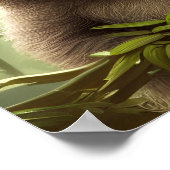 Het Poster voor Happy Sloth Digital Art (Hoek)