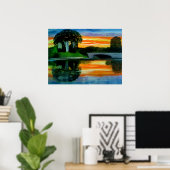 HET poster VOOR HET schilderen VAN DE WOW FACTOR S (Thuiskantoor)