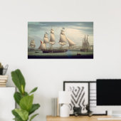Het Poster voor Schip-favoriet - Robert Salmon Fin (Thuiskantoor)