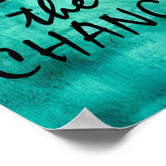 het poster voor wijzigingsnotering in nood blauwgr (Hoek)