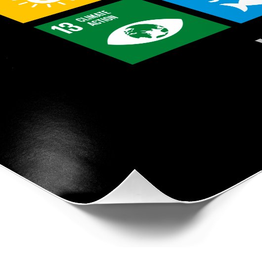 Het Poster Wereldwijde doelstellingen (Hoek)