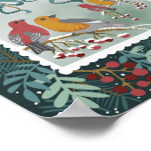 Het Poster Winter Earth Song Green (Hoek)