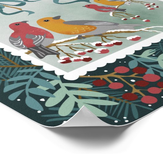 Het Poster Winter Earth Song Green (Hoek)