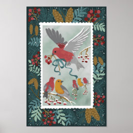 Het Poster Winter Earth Song Green