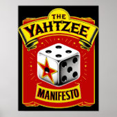 Het Poster Yahtzee Manifesto (Voorkant)