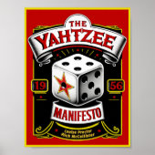 Het Poster Yahtzee Manifesto (Voorkant)