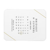 Het potlood ons in de gouden Lijnen van de Kalende Magneet (Horizontaal)