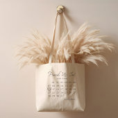 Het potlood ons in Fun Minimale Kalender sparen de Tote Bag