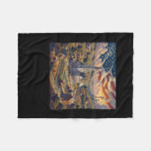 Het prachtige Amerikaanse gebouw en de Cloud Stick Fleece Deken (Voorkant (Horizontaal))