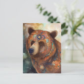 Het prachtige Beer Briefkaart (Staand voorkant)