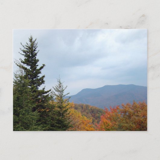 Het prachtige blauwe ritgebergte briefkaart (Voorkant)