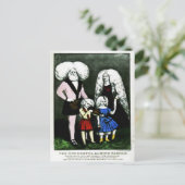 Het prachtige Briefkaart van de familie Albino (Staand voorkant)