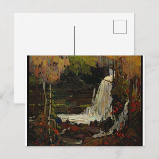 Het prachtige Canadese watervallandschap Tom Thoms Briefkaart (Voorkant / Achterkant)