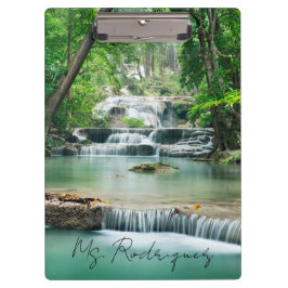 Het prachtige cascading Waterfall-klembord Klembord