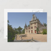Het prachtige Chateau de Pressac en de tuin Briefkaart (Voorkant / Achterkant)